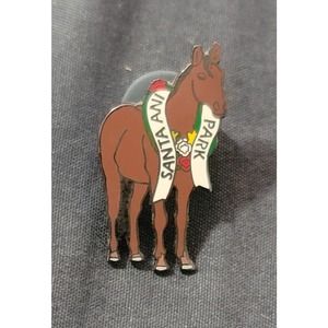 Vtg Santa Anita Park Horse Racing Horse Lapel Pin